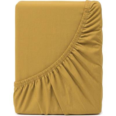 4Home jersey prostěradlo Ideál hořčicové 200x200
