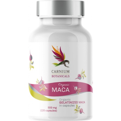 Carnium Botanicals Bio Želatinovaná Maca 120 kapslí