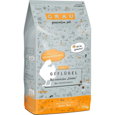 Grau Hund Adult drůbeží maso 12 kg