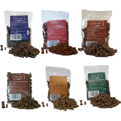 Chewies Mini kostičky Multipack Drůbeží losos jehněčí bachor hovězí zvěřina 12 x 125 g