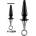 Анален стимулатор с ръкохватка, #1 - Anal Plug Plated Handle (NMC0002398)