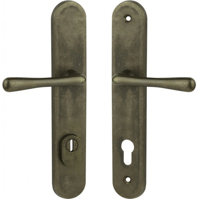 COBRA ELEGANT PZ 90 mm klika pravá/klika staromosaz