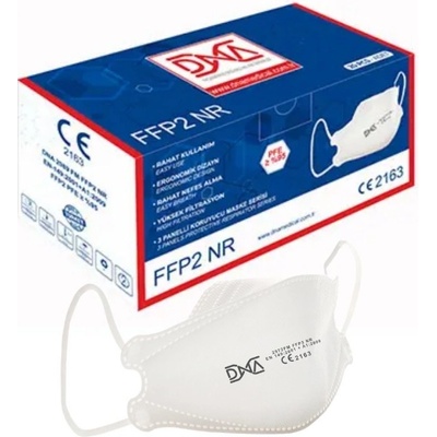 DNA Medical 3D FM respirátor FFP2 NR Filtrační polomaska 200 ks