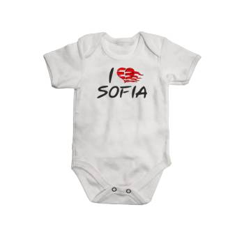 Image 1 of Детско боди " I Love Sofia" къс ръкав