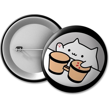 MemeMerch placka Bongo Cat