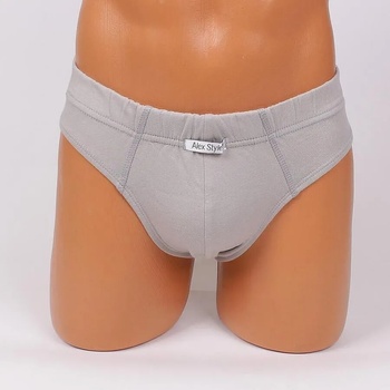 Image 1 of Мъжки памучен слип в светлосиво