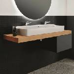 Ideal Standard Плот за мивка Ideal Standard Atelier Conca без изрез, светло дъбово покритие 160 см (T3953Y6)