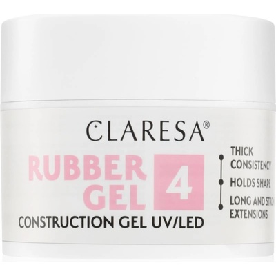 Rubber Gel Construction Gel UV/LED гел-лак за удължаване на ноктите цвят 04 45 гр