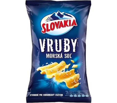 Slovakia Vruby morská soľ 120 g