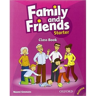 Family and Friends Starter Course Book + MultiROM Simmons N.