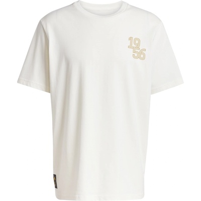 adidas Мъжка тениска Adidas Real Madrid Heavy Cotton T-Shirt Mens - Off White