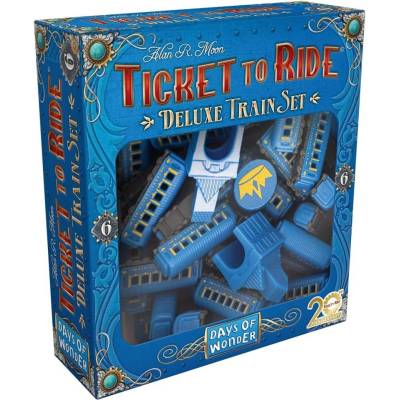 Days of Wonder Разширение за настолна игра Ticket to Ride: Deluxe Train Set - Blue (DOWT2R20THDTSDIS-1)