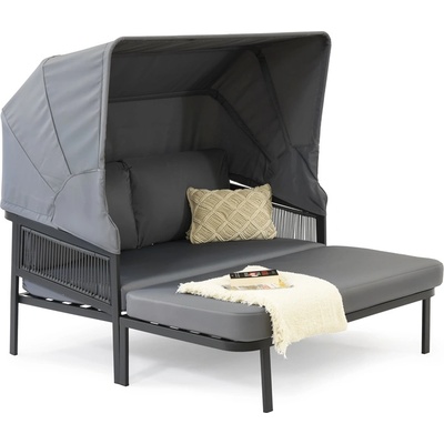 Garden Point Метален градински шезлонг Berno Garden Point антрацит (GAP920)