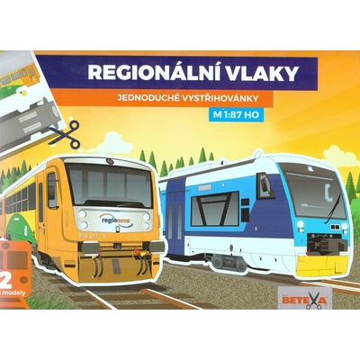 Vystřihovánky Regionální vlaky