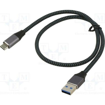 ART OEM-C2-0.5 USB 3.1, USB A vidlice,USB C vidlice, 0,5m, černo-šedý
