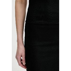 Calvin Klein асиметрична рокля от памук с еластан (LV044F214G) - answear - 142,76 лв