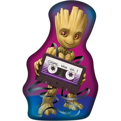 Jerry Fabrics Tvarovaný plyšový vankúš Groot Polyester 32x21