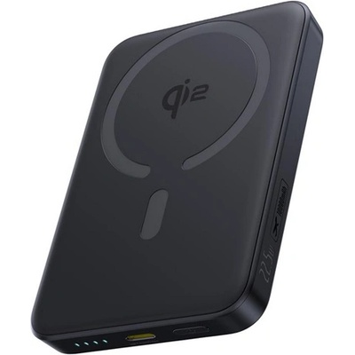 Baseus ENERFILL FM12 аварийно зарядно устройство Type-C+USB гнездо 10000mAh, Qi2, BLACK E00285 (E00285)