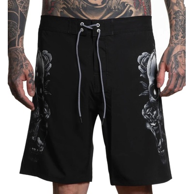 SULLEN мъжки къси панталони (бански) sullen - blaq skull - scm6242_bk