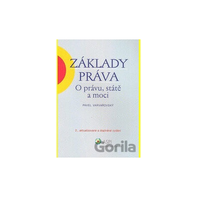 Základy práva - Pavel Varvařovský
