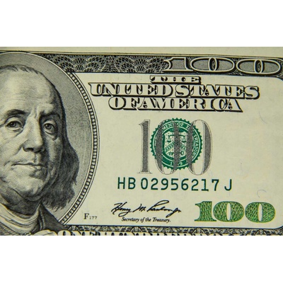 DIMEX ART Флизелинов фототапет банкота от сто долара 375 x 250 см