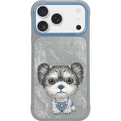 Nimmy Калъф за кучета Nimmy Big Eyed Pet 2.0 за iPhone 17 Pro - сив (6971080313523)