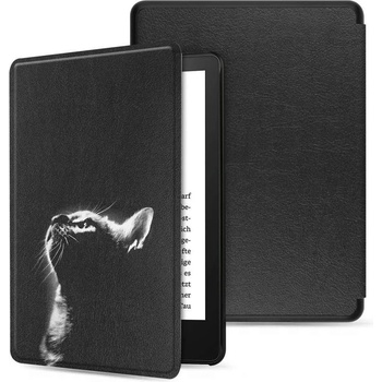 Tech-Protect Smartcase Black Cat - висококачествен полиуретанов кейс за Kindle 11 (2022) (черен)