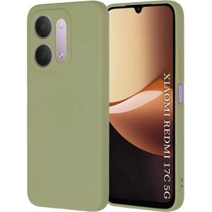 Techsuit Калъф за телефон за Xiaomi Redmi 17C 5G SoftFlex - Techsuit - Зелен матча (KF2368699)