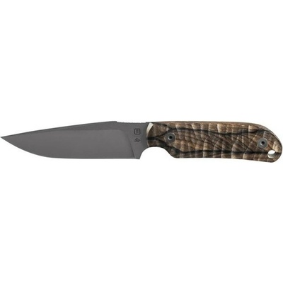 TB Outdoor Commandeur All Purpose Knife G10 Kydex Sheath Ziricote Wood Handle