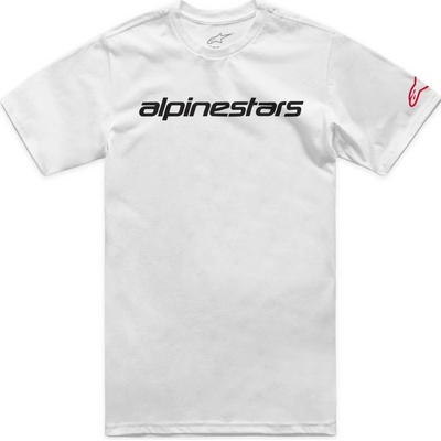 Alpinestars linear wordmark 2.0 csf bílé červené černé