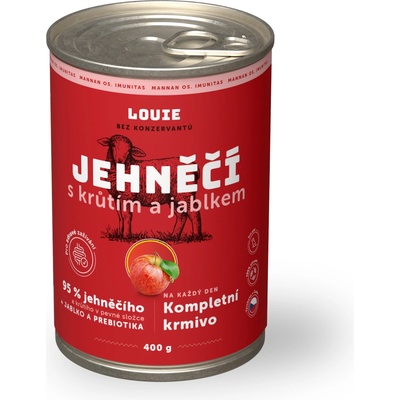 Louie Jehněčí s jablkem 400 g