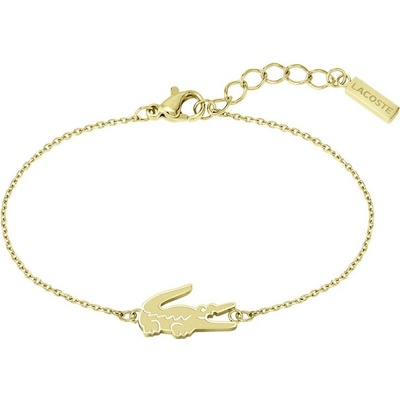 Lacoste Slušivý pozlátený náramok pre ženy Crocodile 2040047