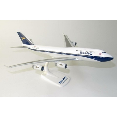 PPC Holland Boeing B747 436 British Airways BOAC 1964 1974 retro Colors Snap Fit 1:250