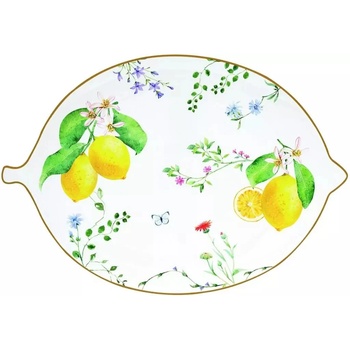 Easy Life Servírovací tanier 25 cm Fleurs et Citrons