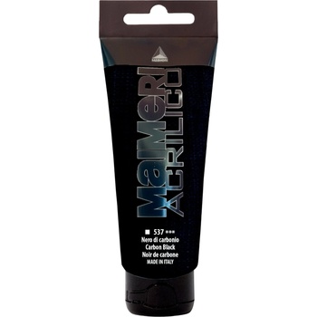 Maimeri Acrilico АКРИЛНА боя Carbon Black 537 200 ml 1 бр (M0924537)