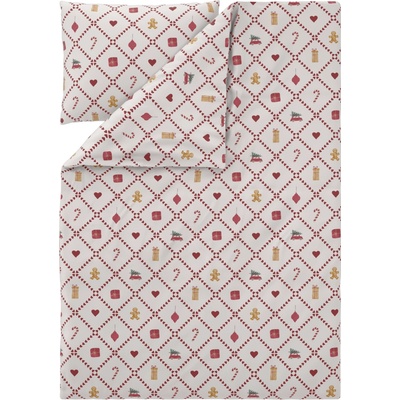 Livarno povlečení z mikrovláknitého saténu dárek/perníček/ozdoba 140x200 70x90 – Zboží Dáma