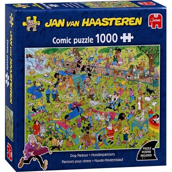 Jumbo Пъзел Jumbo от 1000 части - Кучешка площадка (1110100624)