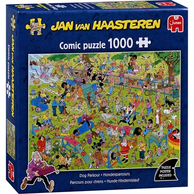 Jumbo Пъзел Jumbo от 1000 части - Кучешка площадка (1110100624)