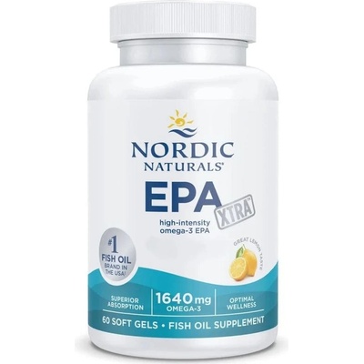 Nordic Naturals EPA Xtra Omega-3, Lemon 1640 mg 60 mäkkých gélov