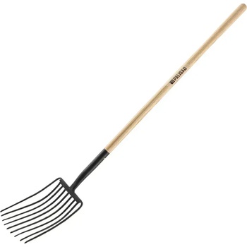 Image 1 of PALISAD Вила с 9 рога, кована, дървена лакирана дръжка// Palisad