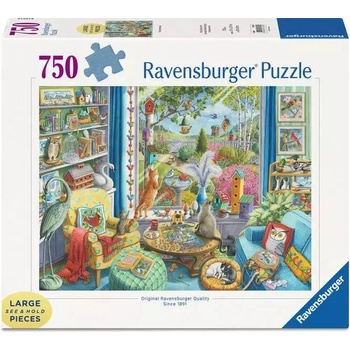 Ravensburger Пъзел Ravensburger от 750 XXL части - Наблюдателите на птици (7017328)