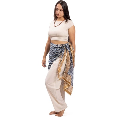 Sarong / šátek JALA / modrý ornament I. – Zbozi.Blesk.cz