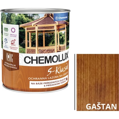 Chemolux S Klasik 0,75 l gaštan