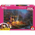 Schmidt Spiele Пъзел Schmidt от 200 части - Мики и Мини край лагерния огън (56558)