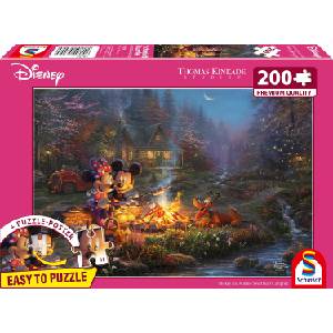 Schmidt Spiele Пъзел Schmidt от 200 части - Мики и Мини край лагерния огън (56558)