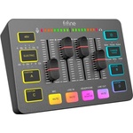 FIFINE Аудио Миксер FIFINE SC3 RGB Audio Interface - Blac (FIFINE-SC3)