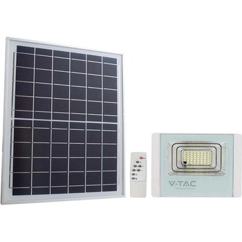 Image 1 of V-TAC 12w led Соларен Прожектор 6000К Бяло Тяло - 10405 (10405)