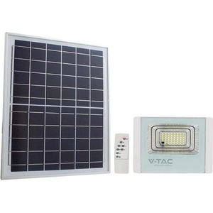 V-TAC 12w led Соларен Прожектор 6000К Бяло Тяло - 10405 (10405)