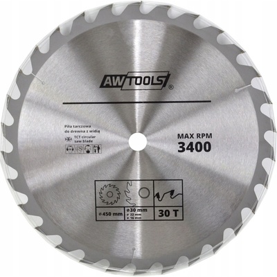 PILOVÝ KOTOUČ S WIDIOVÝMI ZUBY 500x30mm 60z AWTOOLS