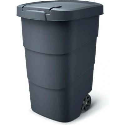 Prosperplast Wheeler 95 l antracit černé víko NBWB95-S411